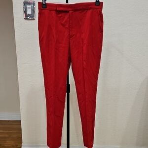 Polo Ralph Lauren Bold Red Skinny Dress Pant - Sz 4
